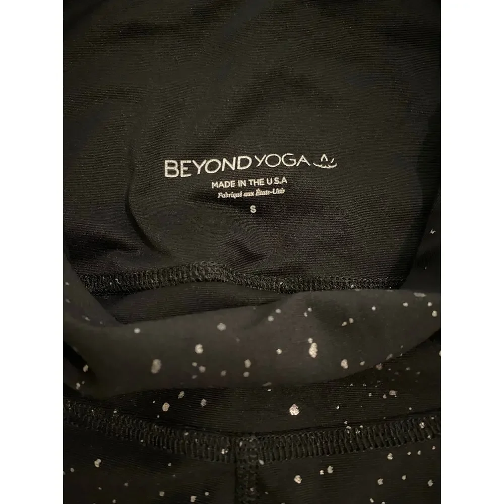 Beyond Yoga Alloy Ombre High Waisted Legging Small Iridescent Sparkle Celeb JLo